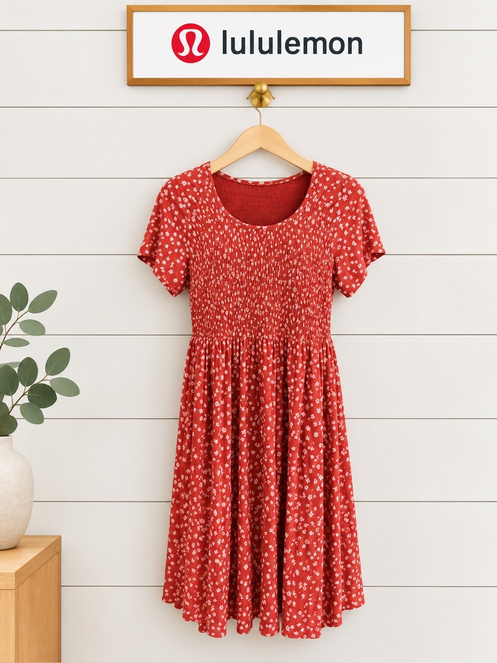 IN EVERY STORY – Red Floral Dress – Size X
